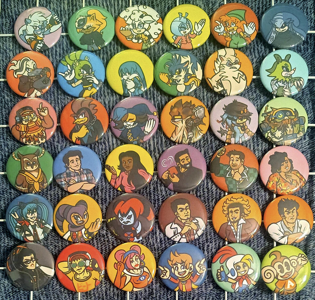 Sonic the Hedgehog (IDW and Movie Canon) and Sega Buttons