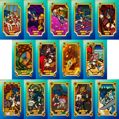 Sonic the Tarot Suit of Cups