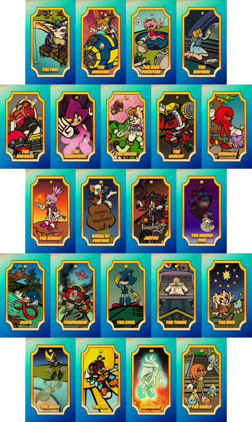 Sonic the Tarot Major Arcana