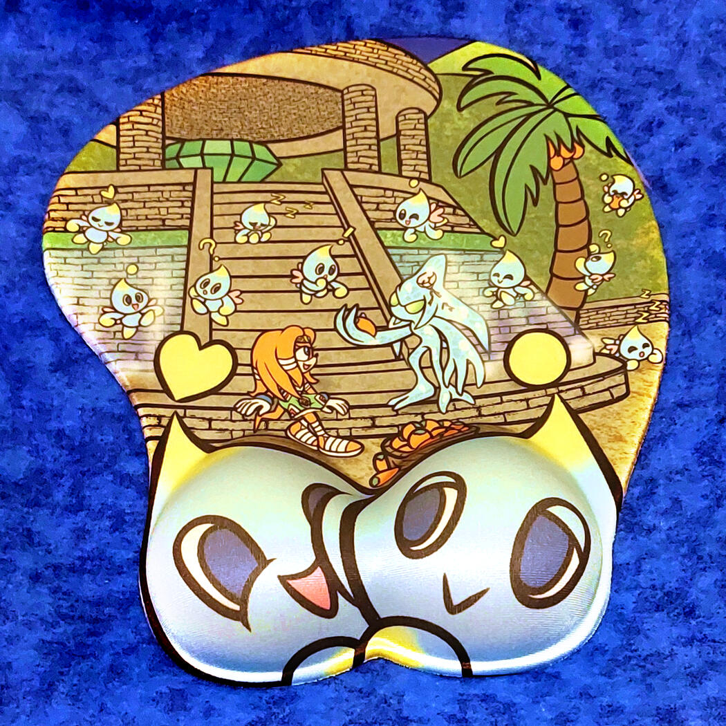 Sonic the Hedgehog Master Emerald Shrine Mousepad