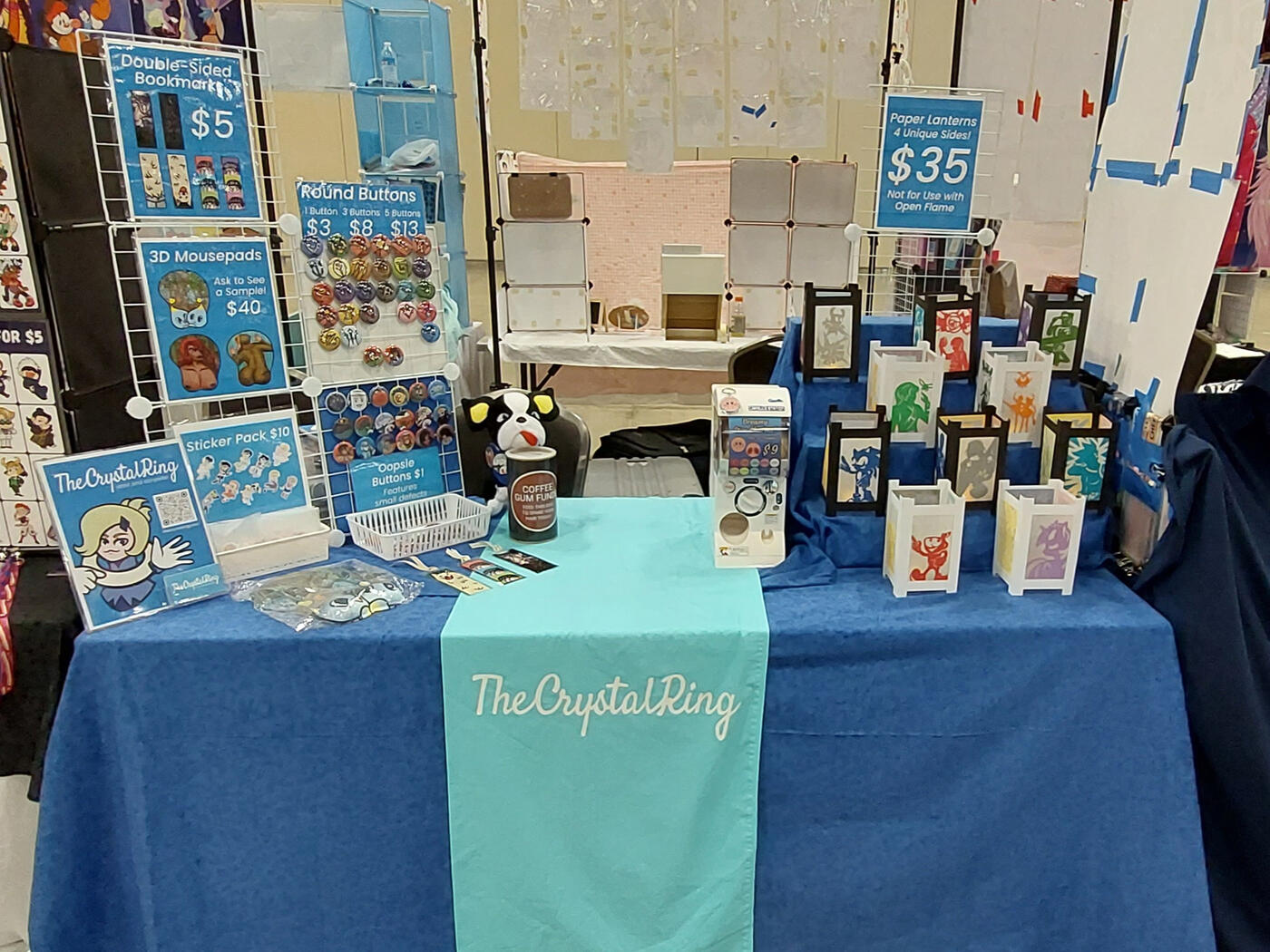 TheCrystalRing Booth Setup (San Japan 2022)