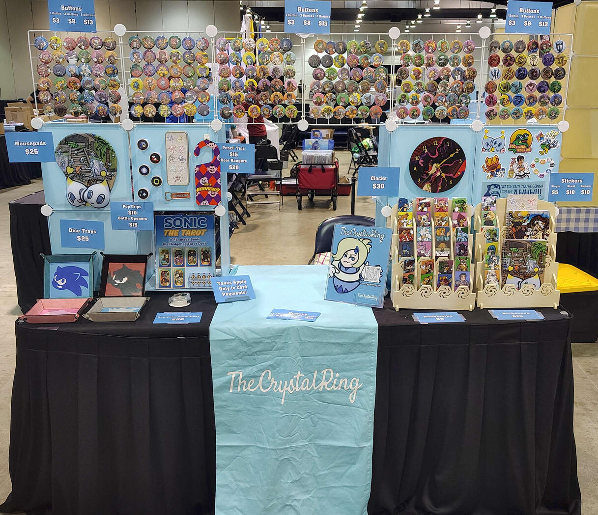 TheCrystalRing Booth Setup (Sonic Expo Dallas 2025)