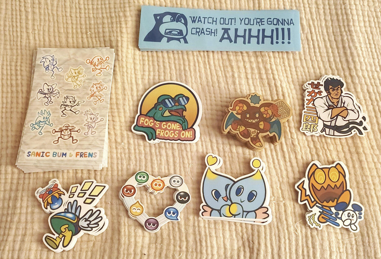 Sega and Sonic Stickers