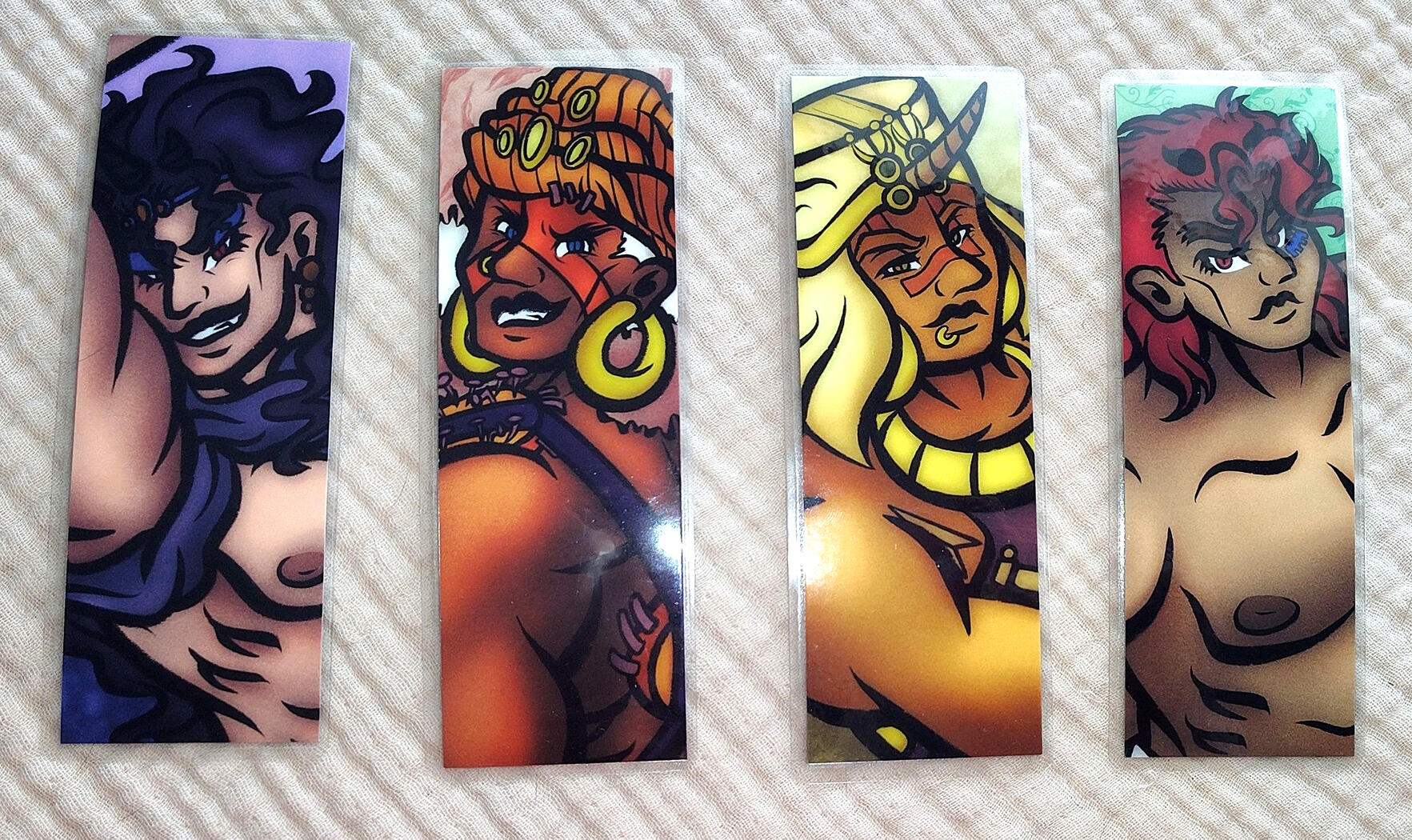 JoJo&#39;s Bizarre Adventure Pillar Men Bookmarks