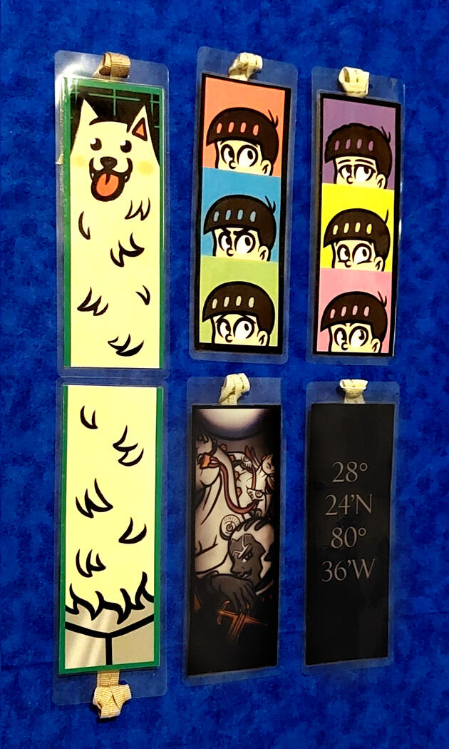 Misc. Fandom 2-Sided Bookmarks (Undertale, Osomatsu-san, JoJo's Bizarre Adventure)